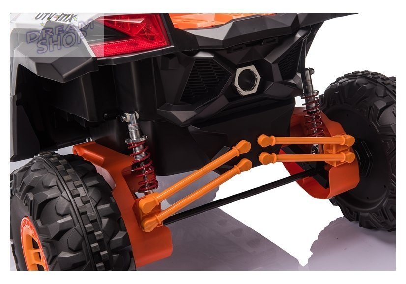 Auto na Akumulator Buggy UTV-MX Pomarańczowo-Biały MP4 Auto na Akumulator Buggy UTV-MX Pomarańczowo-Biały MP4
