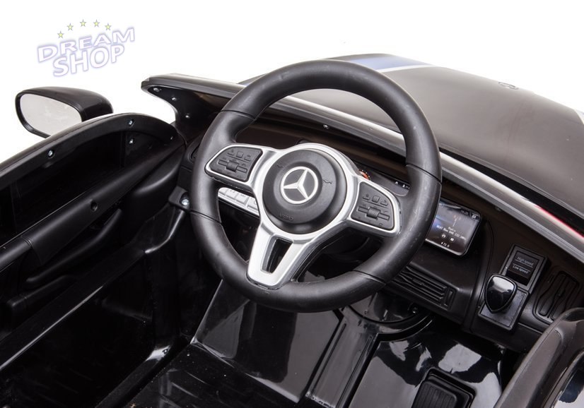 Auto na Akumulator Mercedes EQC 400 Policja Czarny Auto na Akumulator Mercedes EQC 400 Policja Czarny