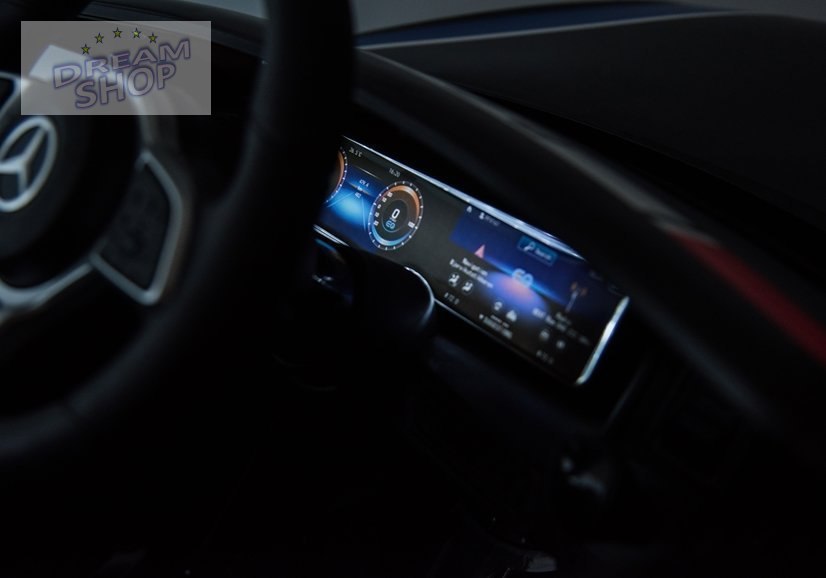 Auto na Akumulator Mercedes EQC 400 Policja Czarny Auto na Akumulator Mercedes EQC 400 Policja Czarny