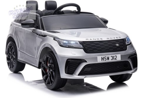 Auto na Akumulator Range Rover Srebrny Lakier Auto na Akumulator Range Rover Srebrny Lakier