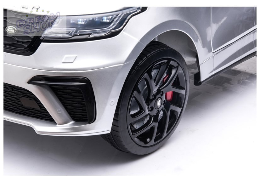 Auto na Akumulator Range Rover Srebrny Lakier Auto na Akumulator Range Rover Srebrny Lakier