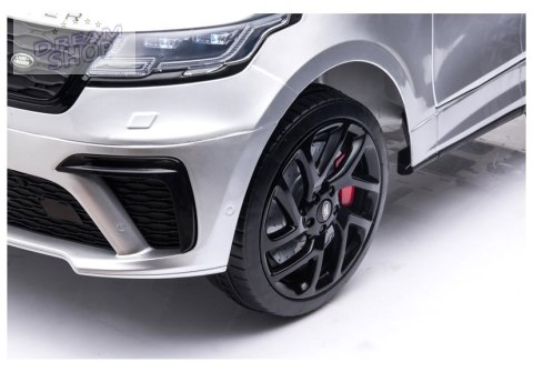 Auto na Akumulator Range Rover Srebrny Lakier Auto na Akumulator Range Rover Srebrny Lakier