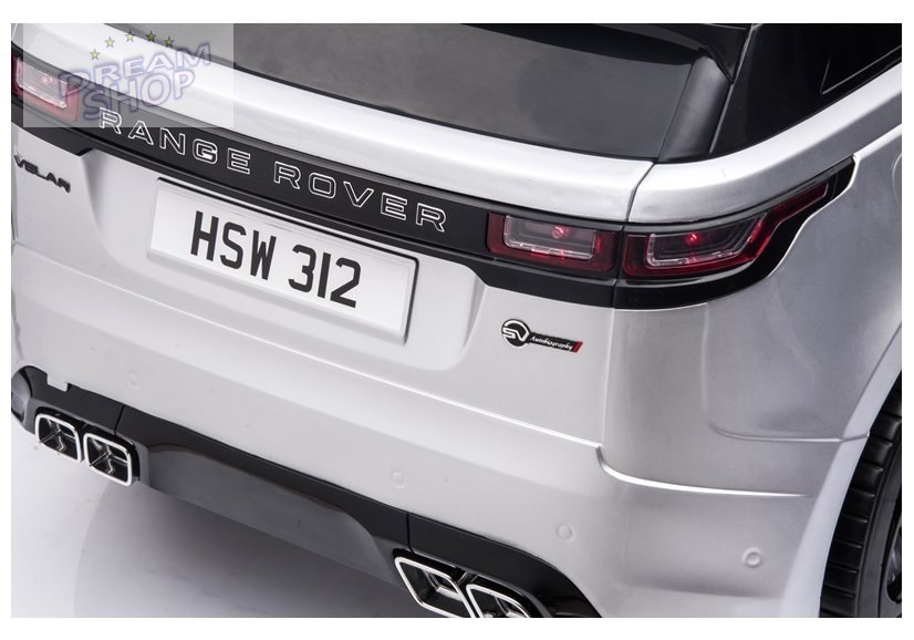 Auto na Akumulator Range Rover Srebrny Lakier Auto na Akumulator Range Rover Srebrny Lakier