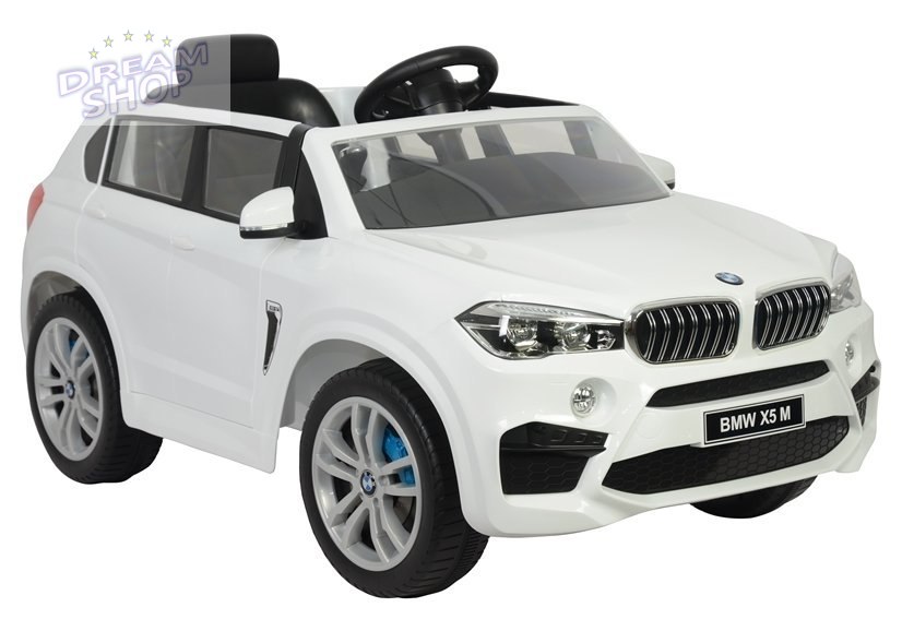 Auto na akumulator BMW X5 M Białe Auto na akumulator BMW X5 M Białe