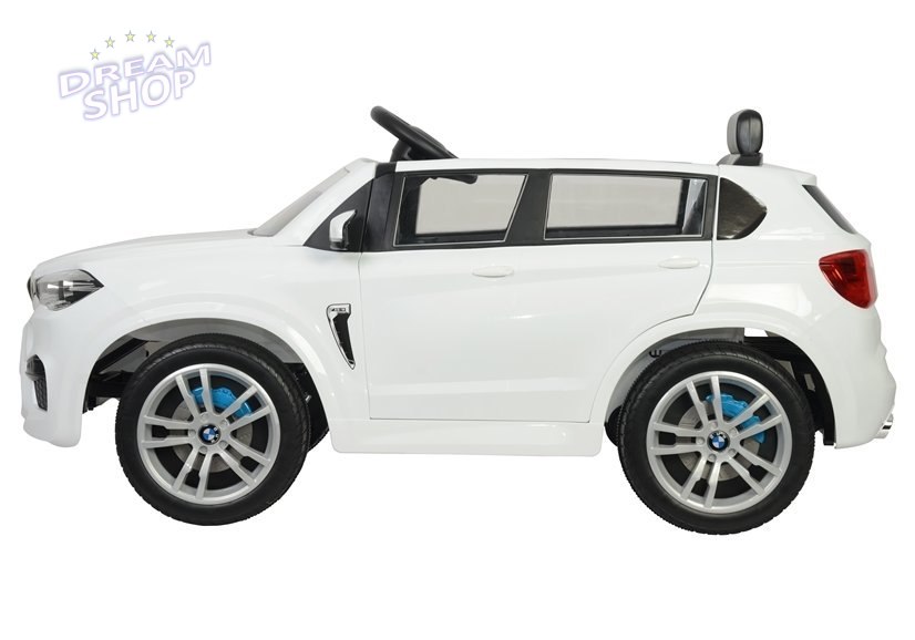 Auto na akumulator BMW X5 M Białe Auto na akumulator BMW X5 M Białe