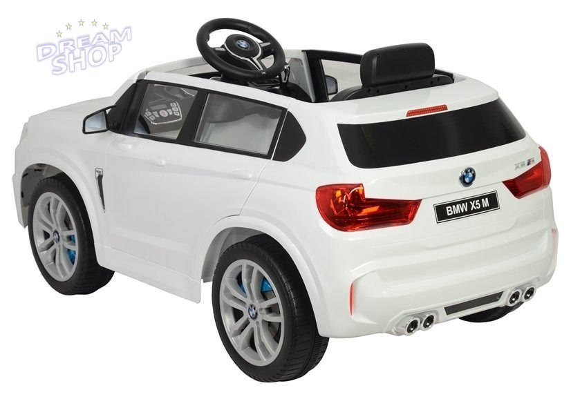 Auto na akumulator BMW X5 M Białe Auto na akumulator BMW X5 M Białe