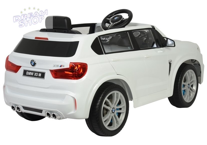 Auto na akumulator BMW X5 M Białe Auto na akumulator BMW X5 M Białe