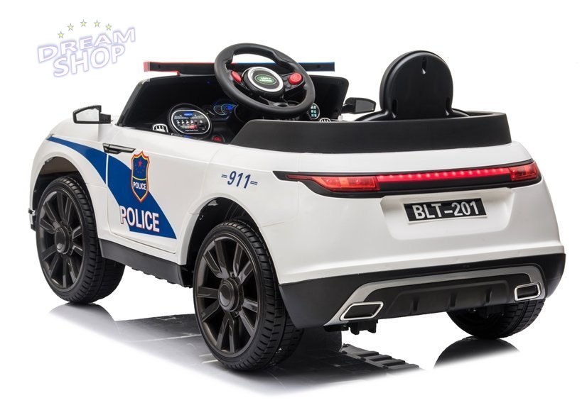 Pojazd na Akumulator BLT-201 Policja Biały Pojazd na Akumulator BLT-201 Policja Biały