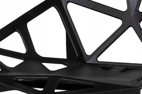 Krzesło ażurowe VECTOR czarne