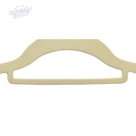 Wieszak welurowy Maxi komplet 5 szt - beżowy Wieszak welurowy Maxi komplet 5 szt - beżowy