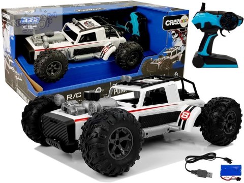 Auto Buggy Zdalnie Sterowany 1:12 2.4G Biały 20 km/h Para Wodna Auto Buggy Zdalnie Sterowany 1:12 2.4G Biały 20 km/h Para Wodna