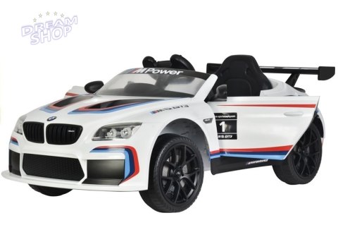 Auto na Akumulator BMW M6 GT3 Biały Auto na Akumulator BMW M6 GT3 Biały