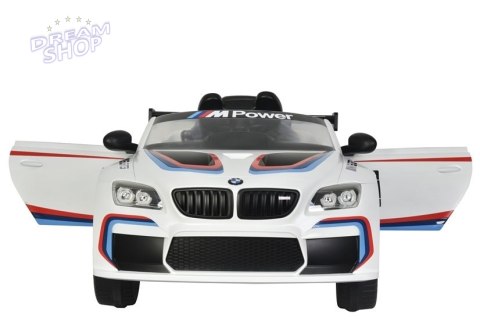 Auto na Akumulator BMW M6 GT3 Biały Auto na Akumulator BMW M6 GT3 Biały