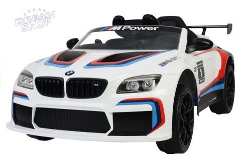 Auto na Akumulator BMW M6 GT3 Biały Auto na Akumulator BMW M6 GT3 Biały