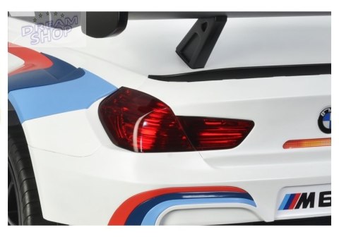 Auto na Akumulator BMW M6 GT3 Biały Auto na Akumulator BMW M6 GT3 Biały