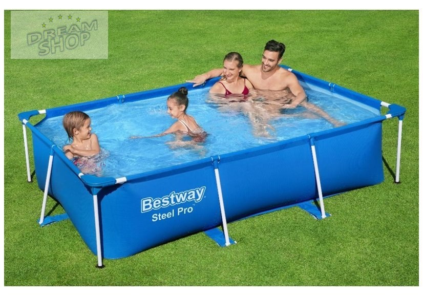 Basen Ogrodowy Stelażowy 259 x 170 x 61cm Bestway 56403 Basen Ogrodowy Stelażowy 259 x 170 x 61cm Bestway 56403