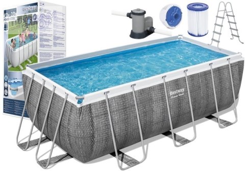 Basen Stelażowy Ogrodowy 412 x 201 x 122cm Bestway 56722 Basen Stelażowy Ogrodowy 412 x 201 x 122cm Bestway 56722