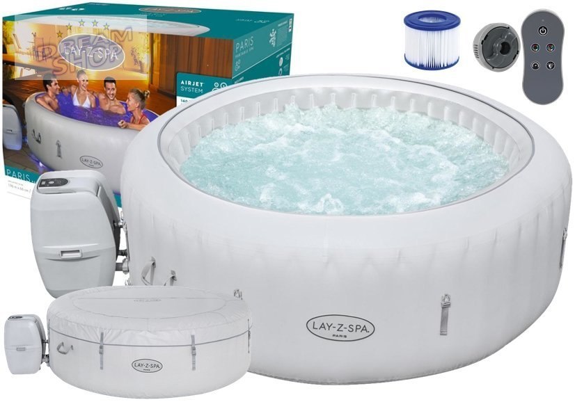 Dmuchane Spa Jacuzzi z Masażem i Podgrzewaczem 6 Osobowe Bestway 60013 Dmuchane Spa Jacuzzi z Masażem i Podgrzewaczem 6 Osobowe Bestway 60013