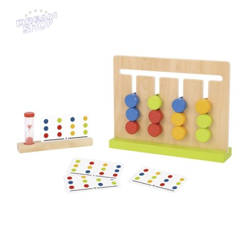 TOOKY TOY Gra Logiczna Układanka na Czas Kolory 30 Wzorów TOOKY TOY Gra Logiczna Układanka na Czas Kolory 30 Wzorów
