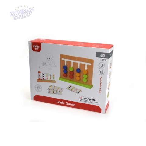 TOOKY TOY Gra Logiczna Układanka na Czas Kolory 30 Wzorów TOOKY TOY Gra Logiczna Układanka na Czas Kolory 30 Wzorów