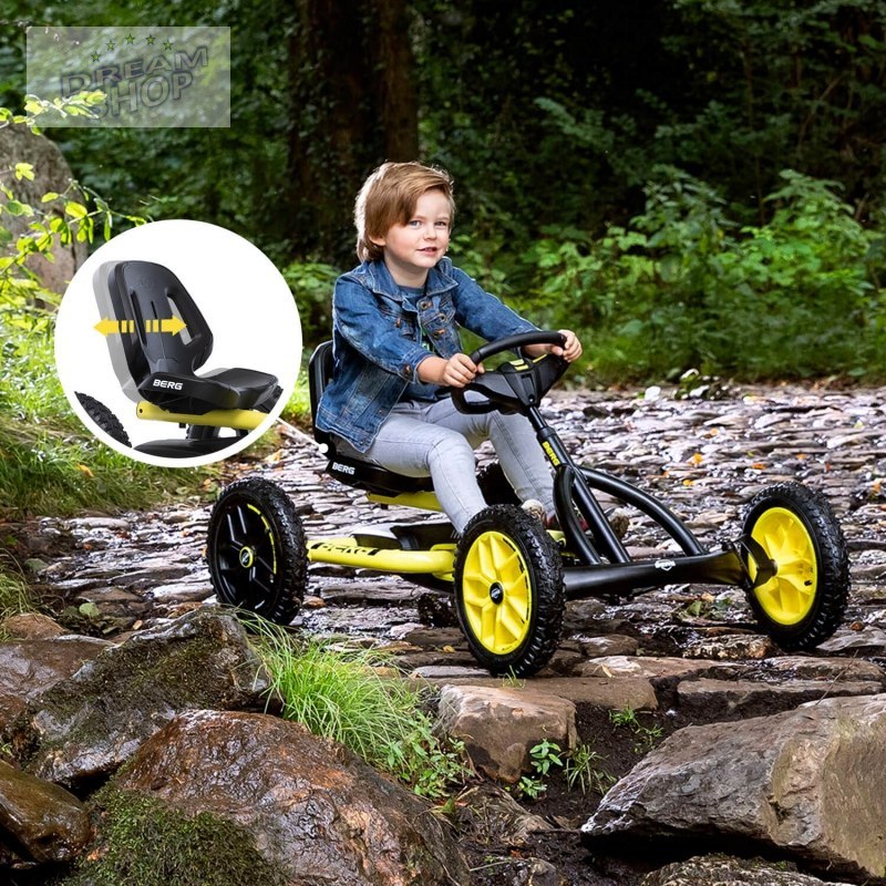 BERG Gokart na Pedały Buddy Cross od 3 do 8 lat do 50 kg BERG Gokart na Pedały Buddy Cross od 3 do 8 lat do 50 kg