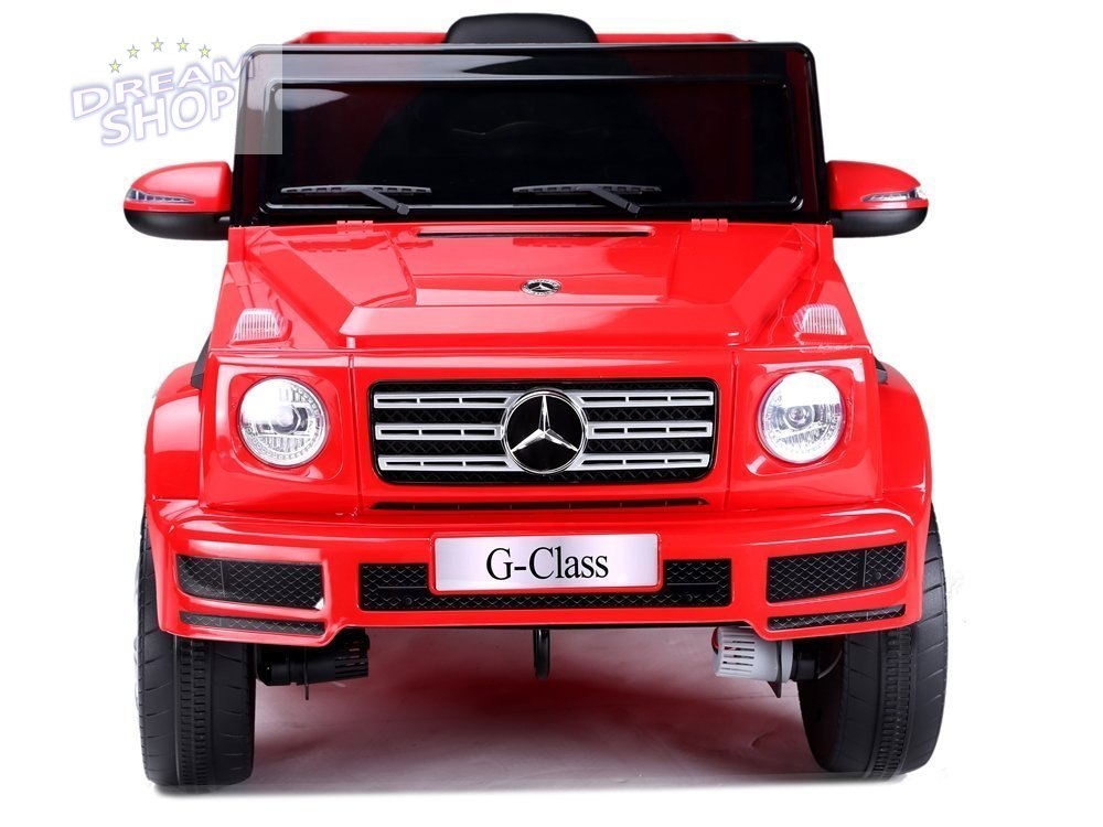 Samochód na akumulator Mercedes G500 czerwony Samochód na akumulator Mercedes G500 czerwony