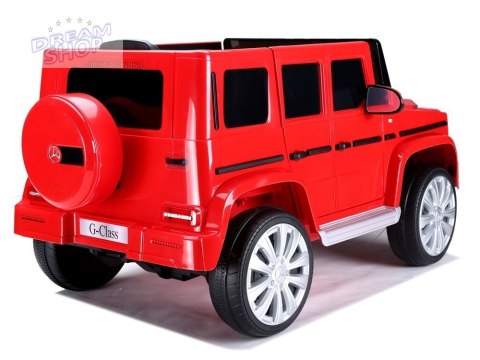 Samochód na akumulator Mercedes G500 czerwony Samochód na akumulator Mercedes G500 czerwony