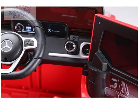 Samochód na akumulator Mercedes G500 czerwony Samochód na akumulator Mercedes G500 czerwony