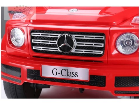 Samochód na akumulator Mercedes G500 czerwony Samochód na akumulator Mercedes G500 czerwony