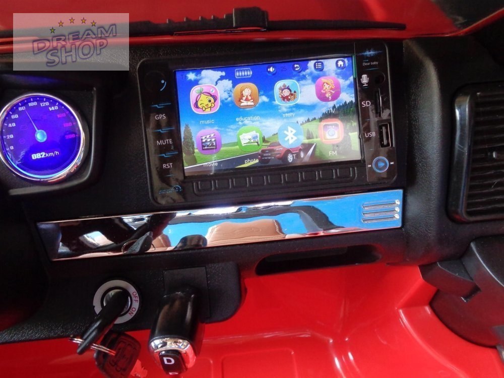 Auto Na Akumulator Ford Ranger 4x4 Czerwony Lakier LCD Auto Na Akumulator Ford Ranger 4x4 Czerwony Lakier LCD