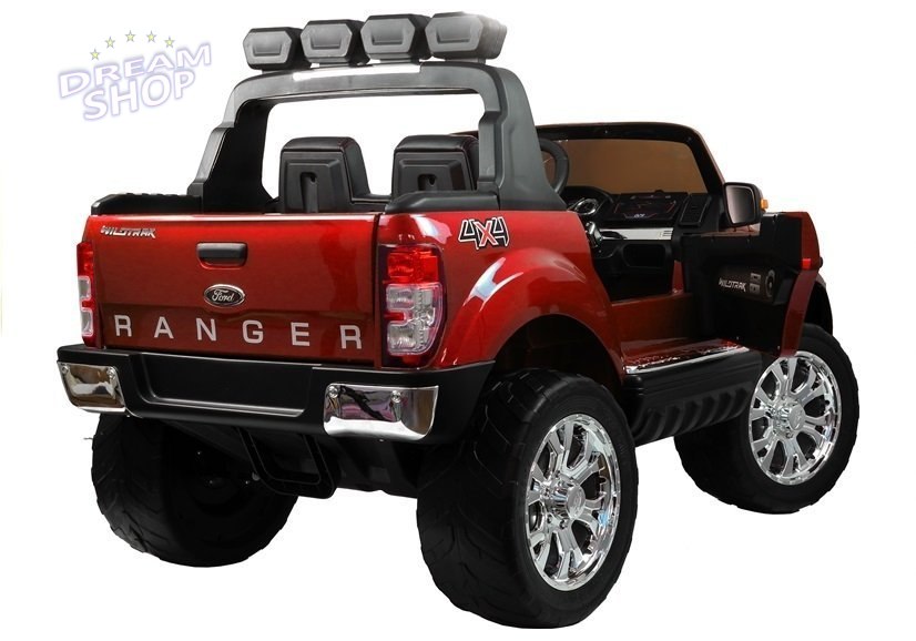Auto Na Akumulator Ford Ranger 4x4 Czerwony Lakier LCD Auto Na Akumulator Ford Ranger 4x4 Czerwony Lakier LCD