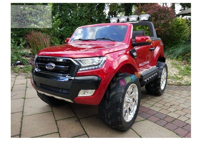 Auto Na Akumulator Ford Ranger 4x4 Czerwony Lakier LCD Auto Na Akumulator Ford Ranger 4x4 Czerwony Lakier LCD