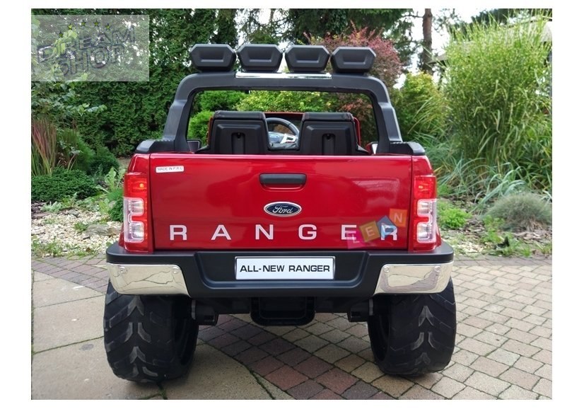 Auto Na Akumulator Ford Ranger 4x4 Czerwony Lakier LCD Auto Na Akumulator Ford Ranger 4x4 Czerwony Lakier LCD