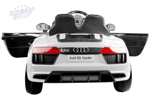 Auto na Akumulator Audi R8 Spyder Biały Auto na Akumulator Audi R8 Spyder Biały