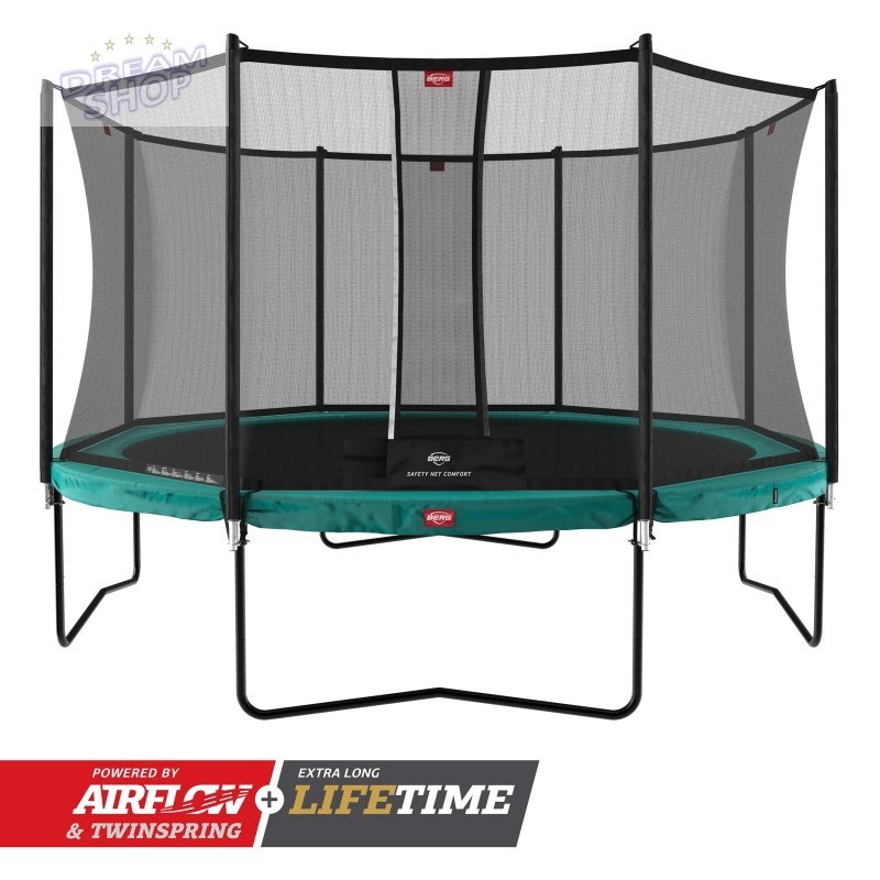 BERG Trampolina Champion 430 cm + Siatka Net Deluxe Twinspring Gold BERG Trampolina Champion 430 cm + Siatka Net Deluxe Twinspring Gold