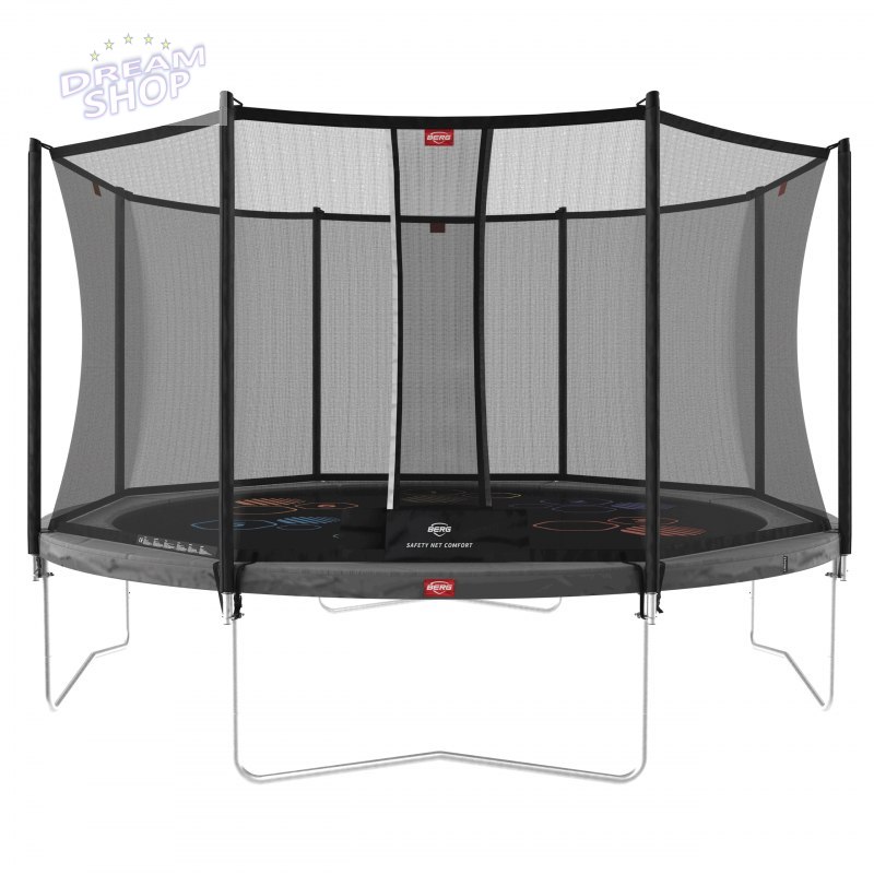 BERG Trampolina Favorit Gray Levels 430 cm + Siatka Bezpieczeństwa Comfort BERG Trampolina Favorit Gray Levels 430 cm + Siatka Bezpieczeństwa Comfort