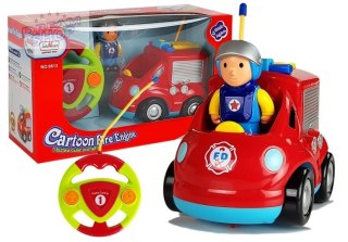 Auto Straż Pożarna z kierownicą Zdalnie Sterowana