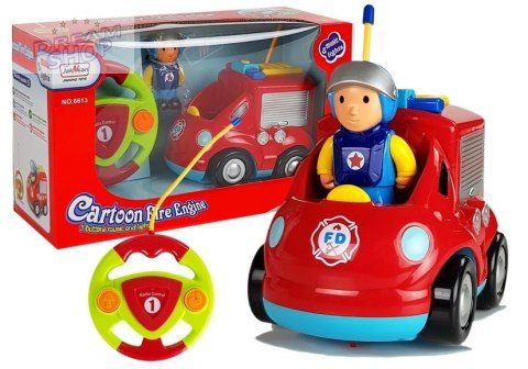 Auto Straż Pożarna z kierownicą Zdalnie Sterowana Auto Straż Pożarna z kierownicą Zdalnie Sterowana