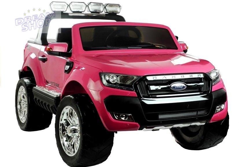 Auto na akumulator Ford Ranger 4x4 Różowy Lakier LCD Auto na akumulator Ford Ranger 4x4 Różowy Lakier LCD