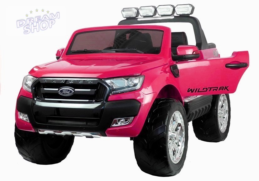 Auto na akumulator Ford Ranger 4x4 Różowy Lakier LCD Auto na akumulator Ford Ranger 4x4 Różowy Lakier LCD
