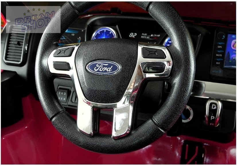 Auto na akumulator Ford Ranger 4x4 Różowy Lakier LCD Auto na akumulator Ford Ranger 4x4 Różowy Lakier LCD