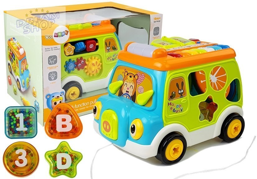 Autobus Muzyczny z Projektorem Pianinko Sorter Autobus Muzyczny z Projektorem Pianinko Sorter
