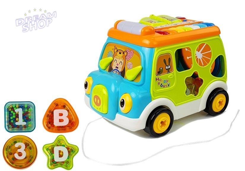 Autobus Muzyczny z Projektorem Pianinko Sorter Autobus Muzyczny z Projektorem Pianinko Sorter