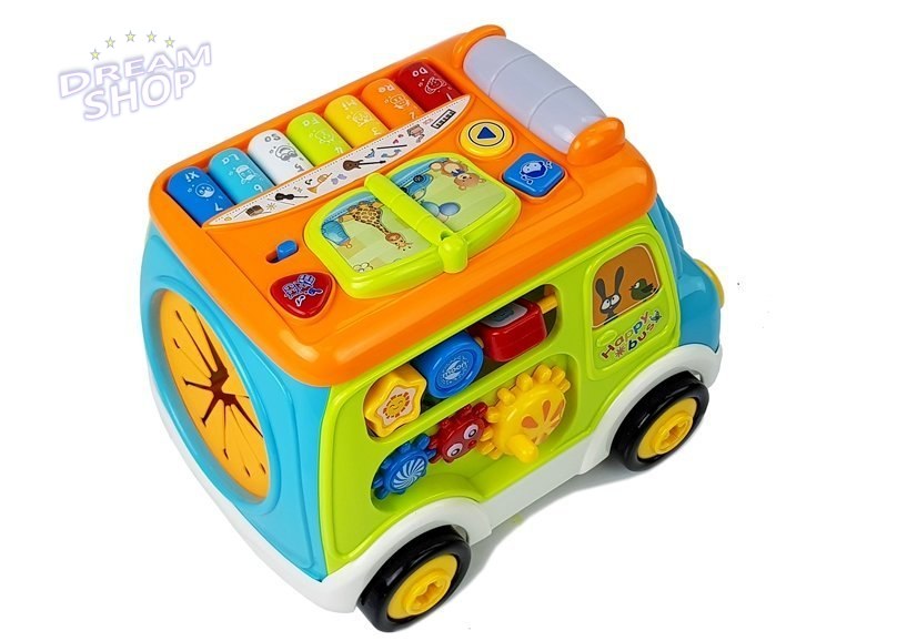 Autobus Muzyczny z Projektorem Pianinko Sorter Autobus Muzyczny z Projektorem Pianinko Sorter