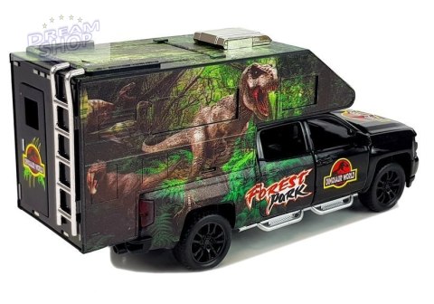 Camper z Dinozaurami 1:32 Czarny Camper z Dinozaurami 1:32 Czarny