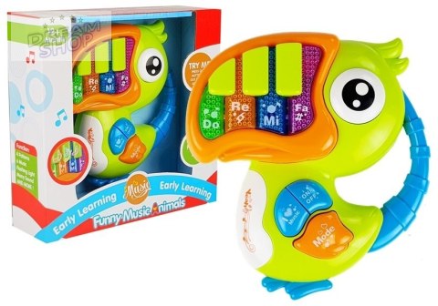 Pianinko Organki Do Re Mi Papuga Zielone Pianinko Organki Do Re Mi Papuga Zielone