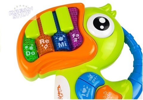 Pianinko Organki Do Re Mi Papuga Zielone Pianinko Organki Do Re Mi Papuga Zielone