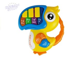 Pianinko Organki Do Re Mi Papuga Żółte