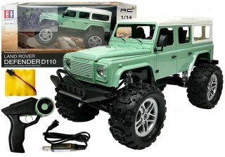 Auto Zdalnie Sterowane Jeep R/C Zielony 7.5 km/h 1:14 2.4G