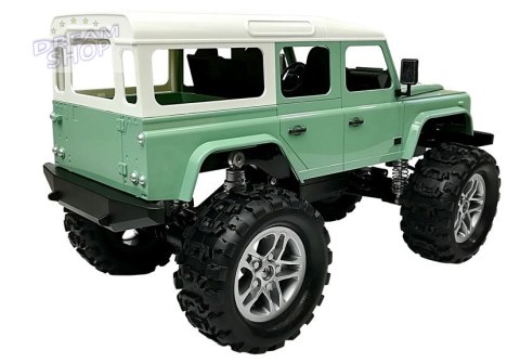 Auto Zdalnie Sterowane Jeep R/C Zielony 7.5 km/h 1:14 2.4G